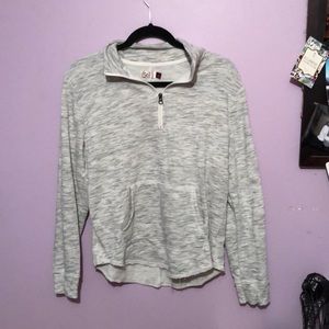 Heather grey quarter zip from Kohl’s SIZE LARGE
